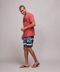 Camiseta-Masculina--Casca-Grossa--Manga-Curta-Gola-Careca-Coral-9607782-Coral_3