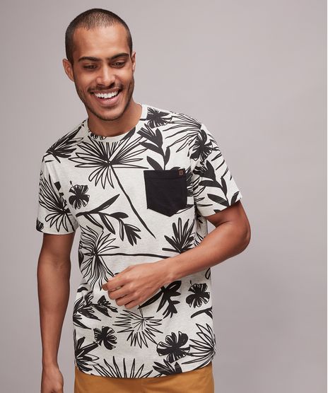 Camiseta-Masculina-Estampada-de-Folhagem-Curta-Gola-Careca-Off-White-9596746-Off_White_1