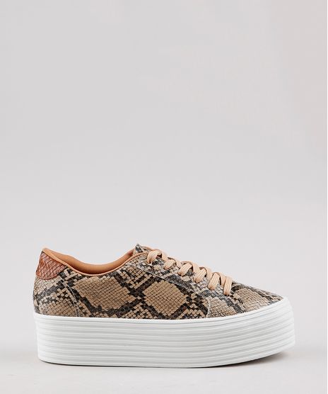 Tenis-Feminino-Oneself-Flatform-Estampado-Animal-Print-Bege-9644632-Bege_1