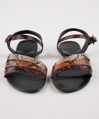 Rasteira-Feminina-Oneself-Estampada-Animal-Print-Vermelha-9627683-Vermelho_4