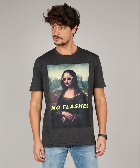 Camiseta-Masculina--No-Flashes--Manga-Curta-Gola-Careca-Cinza-Mescla-Escuro-9597457-Cinza_Mescla_Escuro_1