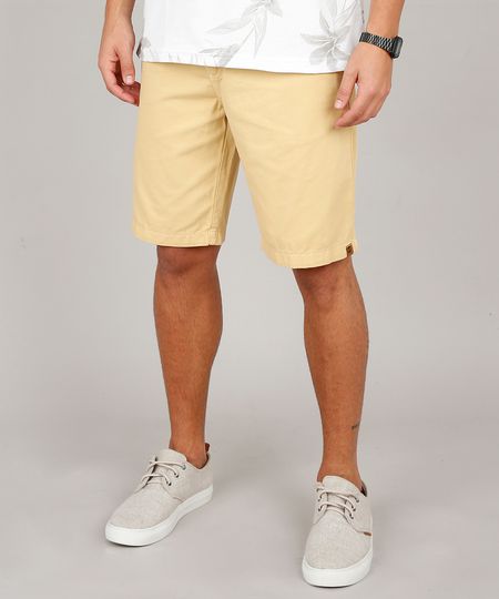 Bermuda-de-Sarja-Masculina-Reta-com-Bolsos-Amarela-9635294-Amarelo_1 Bermuda-de-Sarja-Masculina-Reta-com-Bolsos-Amarela-9635294-Amarelo_1