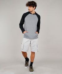 Bermuda-de-Sarja-Masculina-Reta-Cargo-Cinza-Claro-9675061-Cinza_Claro_3