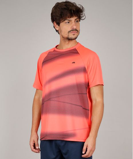 Camiseta-Masculina-Esportiva-Ace-com-Estampa-de-Triangulos-Manga-Curta-Gola-Careca-Coral-9599985-Coral_1