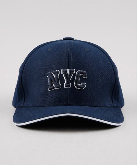 Bone-Masculino-Aba-Curva-com-Bordado--NYC--Azul-Marinho-9482542-Azul_Marinho_1