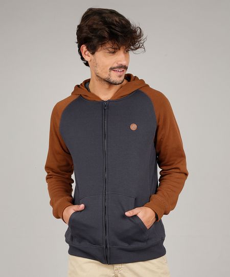 Blusao-Masculino-Raglan-em-Moletom-com-Capuz-e-Bolsos-Chumbo-9486776-Chumbo_1 Blusao-Masculino-Raglan-em-Moletom-com-Capuz-e-Bolsos-Chumbo-9486776-Chumbo_1
