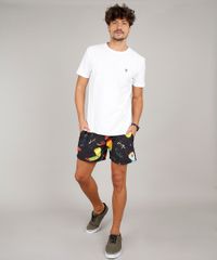 Short-Masculino-Estampado-de-Tucanos-com-Bolsos-Preto-9598804-Preto_3