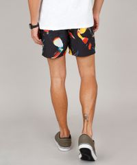 Short-Masculino-Estampado-de-Tucanos-com-Bolsos-Preto-9598804-Preto_4