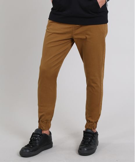 Calca-de-Sarja-Masculina-Jogger-Skinny-Caramelo-9301992-Caramelo_1