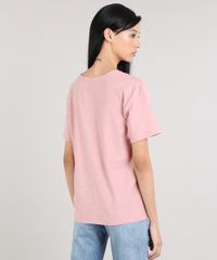 T-Shirt-Feminina-Mindset-The-Rolling-Stones-Manga-Curta-Decote-Redondo-Rose-9690435-Rose_2