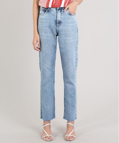 calças jeans femininas largas