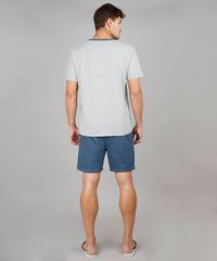 Pijama-Masculino-Tal-pai-Tal-Filho-Listrado-com-Bolso-Manga-Curta-Cinza-Mescla-9580393-Cinza_Mescla_2