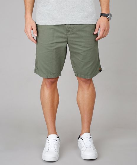 Bermuda-Masculina-Reta-Com-Bolsos-Verde-Militar-9603274-Verde_Militar_1