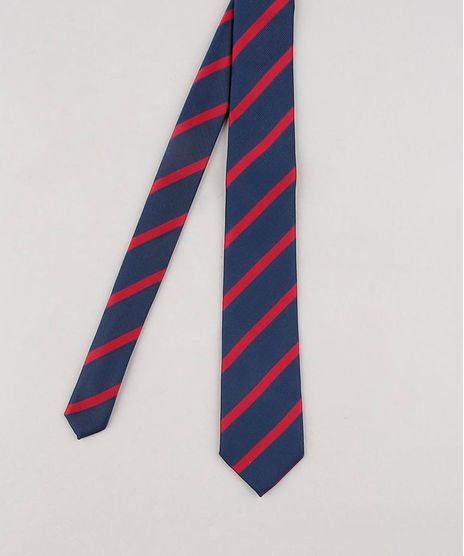 Gravata-Masculina-Listrada-em-Jacquard-Azul-Marinho-8594177-Azul_Marinho_1