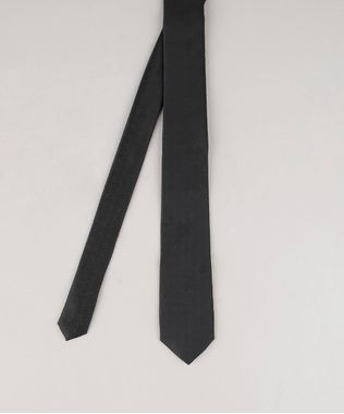 Gravata-Masculina-em-Jacquard-com-Mini-Print-Preta-8891381-Preto_1