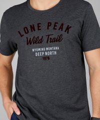 Camiseta-Masculina-Comfort-Fit--Lone-Peak--Manga-Curta-Gola-Careca-Cinza-Mescla-Escuro-9612097-Cinza_Mescla_Escuro_4