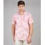 Camisa-Masculina-Relaxed-Estampada-de-Folhagem-Manga-Curta-Vermelho-Claro-9532373-Vermelho_Claro_1