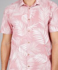 Camisa-Masculina-Relaxed-Estampada-de-Folhagem-Manga-Curta-Vermelho-Claro-9532373-Vermelho_Claro_4