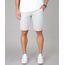 Bermuda-Masculina-Slim-Maquinetada-com-Bolsos-Cinza-Mescla-Claro-9595432-Cinza_Mescla_Claro_1