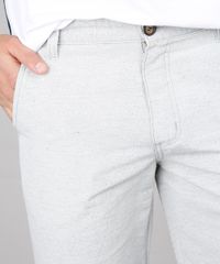Bermuda-Masculina-Slim-Maquinetada-com-Bolsos-Cinza-Mescla-Claro-9595432-Cinza_Mescla_Claro_2
