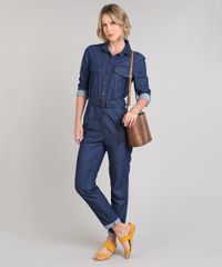 Macacao-Jeans-Feminino-com-Bolsos-e-Cinto-Manga-Longa-Azul-Escuro-9666369-Azul_Escuro_3