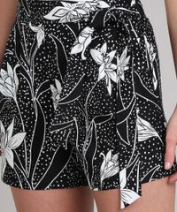 Short-Feminino-em-Linho-Estampado-Floral-com-Amarracao-e-Bolso-Preto-9548059-Preto_4
