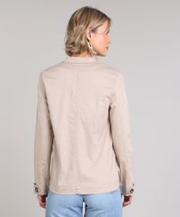 Jaqueta-de-Sarja-Feminina-Com-Botoes-Bege-9662960-Bege_2