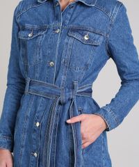 Jaqueta-Jeans-Feminina-Alongada-Com-Cinto-Azul-Medio-9666368-Azul_Medio_4