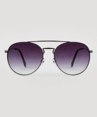 Oculos-de-Sol-Redondo-Masculino-Oneself-Grafite-9681278-Grafite_1