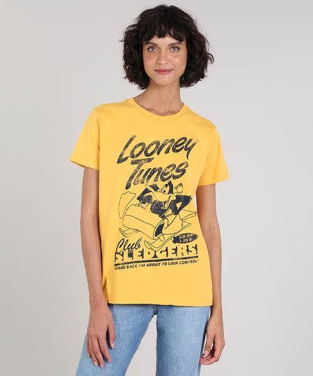 T-Shirt-Feminina-Mindset-Looney-Tunes-Patolino-Manga-Curta-Decote-Redondo-Mostarda-9696343-Mostarda_1 T-Shirt-Feminina-Mindset-Looney-Tunes-Patolino-Manga-Curta-Decote-Redondo-Mostarda-9696343-Mostarda_1
