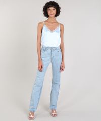 Regata-Slip-Top-Feminina-Mindset-Acetinada-com-Renda-Decote-V-Azul-Claro-9602450-Azul_Claro_3