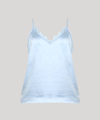 Regata-Slip-Top-Feminina-Mindset-Acetinada-com-Renda-Decote-V-Azul-Claro-9602450-Azul_Claro_5