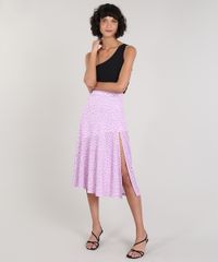 Saia-Feminina-Mindset-Midi-Evase-Estampada-Floral-com-Fenda-Lilas-9696352-Lilas_3