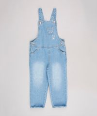 Macacao-Jeans-Infantil-com-Bordado-de-Guaxinim-e-Bolso-Azul-Claro-9586749-Azul_Claro_1