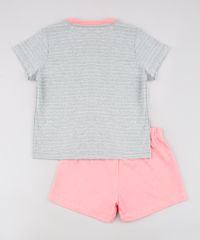 Pijama-Infantil-Tal-Pai-Tal-Filha-Listrado-com-Bolso-Manga-Curta-Cinza-Mescla-9634400-Cinza_Mescla_2