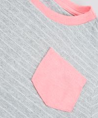 Pijama-Infantil-Tal-Pai-Tal-Filha-Listrado-com-Bolso-Manga-Curta-Cinza-Mescla-9634400-Cinza_Mescla_4