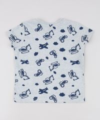 Camiseta-Infantil-Estampada-de-Trator-Manga-Curta--Cinza-Mescla-Claro-9629783-Cinza_Mescla_Claro_2