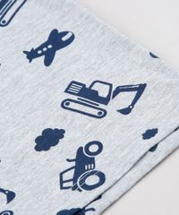Camiseta-Infantil-Estampada-de-Trator-Manga-Curta--Cinza-Mescla-Claro-9629783-Cinza_Mescla_Claro_5