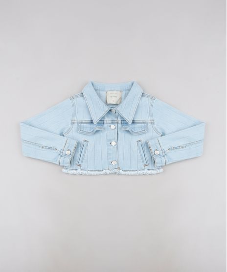 Jaqueta-Jeans-Infantil-Cropped-com-Bolsos-Azul-Claro-9636033-Azul_Claro_1