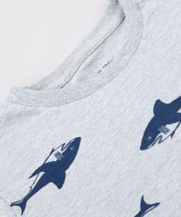Camiseta-Infantil-Estampada-de-Tubarao-Manga-Curta--Cinza-Mescla-Claro-9625121-Cinza_Mescla_Claro_4