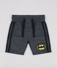 Bermuda-Infantil-Batman-em-Moletom-com-Faixa-Lateral-Cinza-Mescla-Escuro-9618722-Cinza_Mescla_Escuro_1