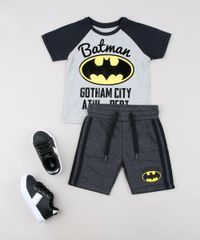 Bermuda-Infantil-Batman-em-Moletom-com-Faixa-Lateral-Cinza-Mescla-Escuro-9618722-Cinza_Mescla_Escuro_3