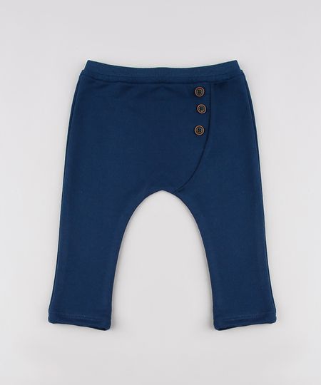 Calca-Infantil-Saruel-em-Moletom-com-Botoes-Azul-Marinho-9635883-Azul_Marinho_1