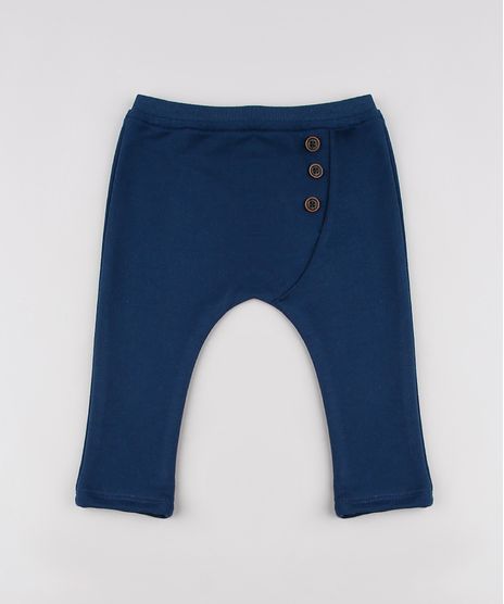 Calca-Infantil-Saruel-em-Moletom-com-Botoes-Azul-Marinho-9635883-Azul_Marinho_1