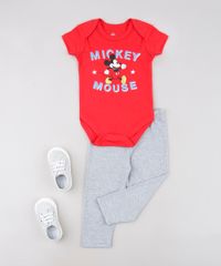 Body-Infantil-Mickey-Mouse-Manga-Curta--Vermelho-9448780-Vermelho_3