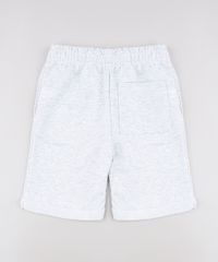 Bermuda-Infantil-em-Moletom-com-Bolsos-Cinza-Mescla-Claro-9552128-Cinza_Mescla_Claro_2