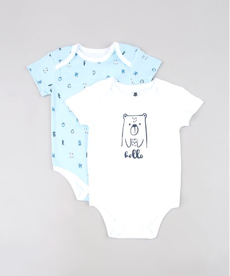 Kit-de-2-Bodies-Infantis-com-Estampa-de-Bichinhos-Manga-Curta-Multicor-9254129-Multicor_1