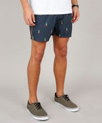 Short-Masculino-Estampado-de-Caveira-Abacaxi-com-Bolsos-Chumbo-9598802-Chumbo_1