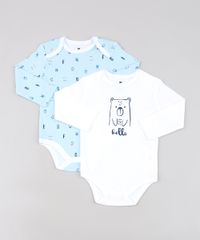 Kit-de-2-Bodies-Infantis-com-Estampa-de-Bichinhos-Manga-Longa-Multicor-9255806-Multicor_1