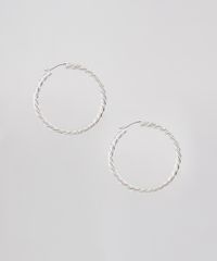 Brinco-Feminino-de-Argola-Texturizado-Prateado-9505829-Prateado_1